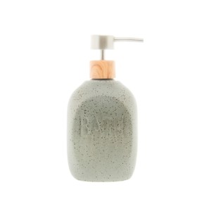 5687 PORTA SABONETE LIQUIDO GRANILITE BATH CINZA 430ML