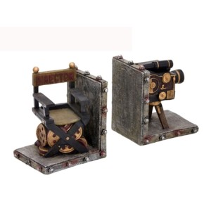 466-041 JOGO PORTA LIVROS 26,5X11X15,5CM DECORATIVO