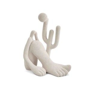 17485 ESCULTURA DECORATIVA ABAPURU 32X27X13CM