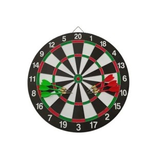 2852 JOGO DE DARDO C/TABULEIRO EM MADEIRA