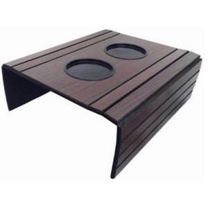 01-ESTEIRA DE SOFA C/PORTA COPOS CARAMELO