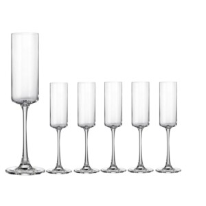 58821 JOGO DE 6 TAÇAS 160ML PARA CHAMPANHE KUBITTO