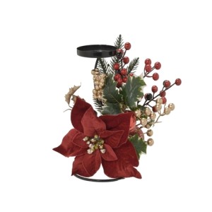 602-030 CANDELABRO DECORADO 1 VELA