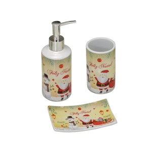 607-014 JOGO DE BANHEIRO 3 PECAS NATAL