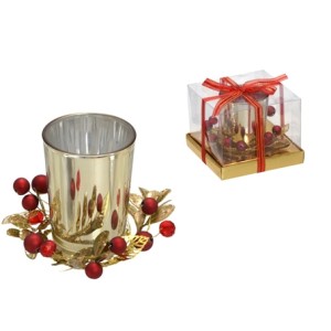 514-040 CANDELABRO NATALINO DECORADO