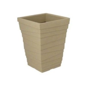 097 VASO COLUNA QUADRADA DEGRAU PP