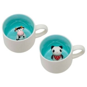 WC410245 CANECA PANDA E VAQUINHA DENTRO