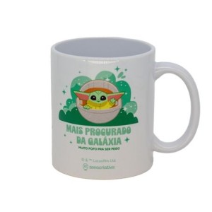 10026427 CANECA POP 350ML NEW GIFT BABY YODA TOO CUTE