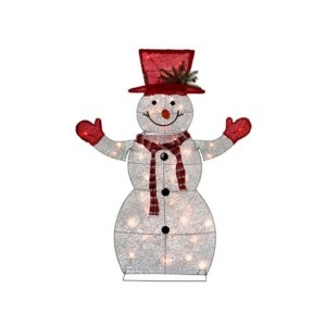 105-030 BONECO DE NEVE COM LUZ