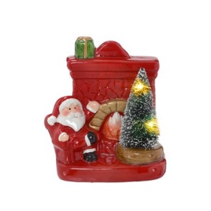 654-043 PAPAI NOEL DECORATIVO COM LUZ