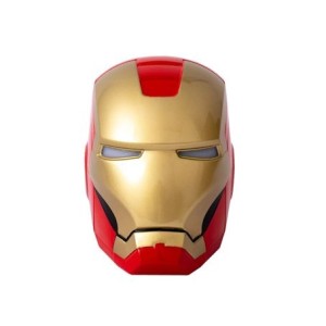 10011584 LUMINARIA CAPACETE MARVEL HOMEM DE FERRO LUMIN COLORIDA