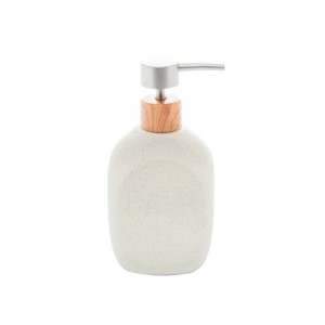 5686 PORTA SABONETE LIQUIDO DE CERAMICA GRANILITE BATH BRANCO 430ML
