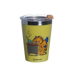 10026056 COPO VIAGEM SNAP 300ML GARFIELD AS MANHAS SAO TARDES