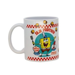 10026430 CANECA POP 350ML NEW GIFT BOB ESPONJA