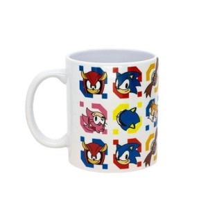 10026447 CANECA POP 350ML NEW GIFT SONIC AMIGOS FACES