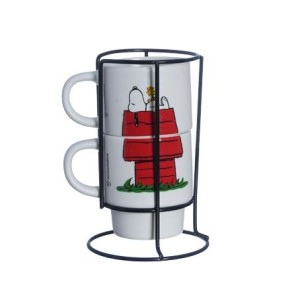 10025906 KIT CANECAS 150ML EMPILHAVEIS SNOOPYy