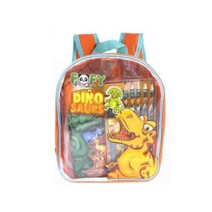 FF6010 KIT ARTISTICO DINO 10 PECAS COM MOCHILA