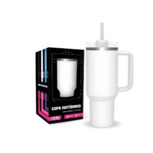 Q.BR-171 COPO ISOTERMICO COM CANUDO 1,2L