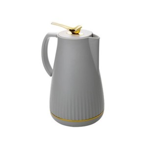 20993 GARRAFA TERMICA DE PLASTICO NEW BIRD CINZA 1L