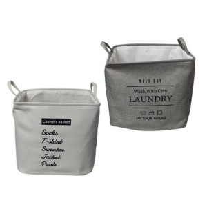 5601 CESTO P/ ROUPA QUADRADO 33X40X40CM