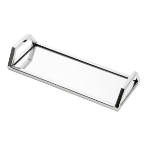 27054 BANDEJA ACO INOX C/ESPELHO 30X12X5CM