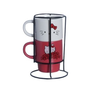 10025911 KIT CANECAS EMPILHAVEIS HELLO KITTY