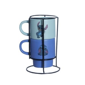 10025945 KIT CANECAS EMPILHAVEIS STITCH