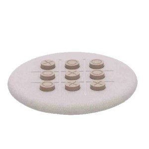 19593 JOGO DECORATIVO EM CIMENTO E POLIRESINA