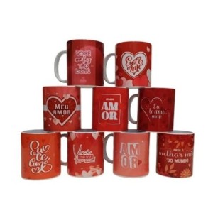 F-1836 CANECA 325ML AMOR FRASES SORTIDAS