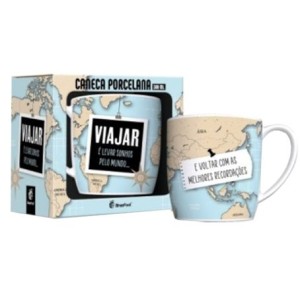 13194 CANECA 300ML VIAJAR PELO MUNDO