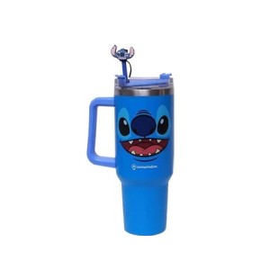 10026398 CANECAO TUMBLER C/PINGENTE 1,15LT STITCH ROSTINHO