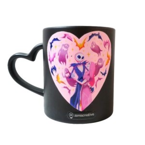 10026484 CANECA MAGIC CORACAO 300ML JACK SALLY NAMORADOS