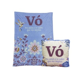 10140943 KIT ALMOFADA+ MANTA BORDADO DE VO