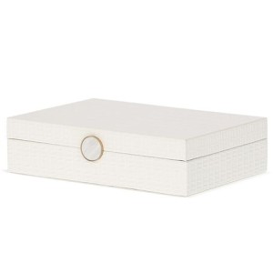 20358 CAIXA EM MDF COM REVESTIMENTO EM PU