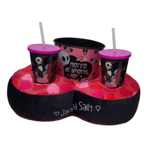 10065379 KIT ALMOFADA PIPOCA FIBRA CORACAO JACK AND SALLY