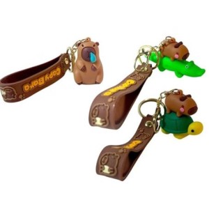 MJ2481-P26B CHAVEIRO CAPIVARA SILICONE