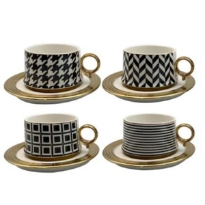 31163 JOGO DE 8 PCAS PARA CAFE MOTIF NEW BONE CHINA 100ML