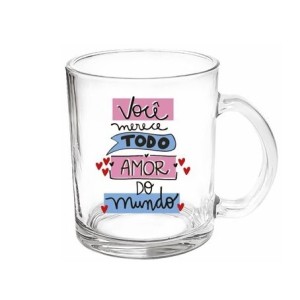 88039 CANECA 330ML VOCE MERECE TODO AMOR