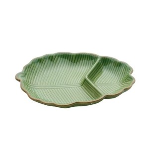 4125 FOLHA DECORATIVA BANANA LEAF VERDE 26,5X20X4CM