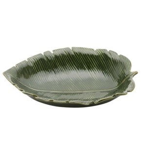 4333 FOLHA DECORATIVA BANANA LEAF VERDE 30X20,5X6,5CM