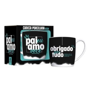 14177 CANECA PORCELANA URBAN 300ML PAI EU AMO VOCE