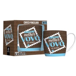 14127 CANECA PORCELANA URBAN 300ML FAMILIA AVO O MELHOR