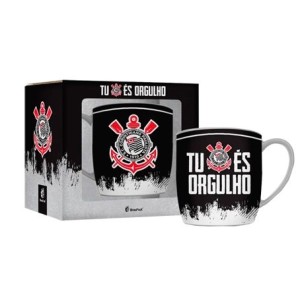 11762 CANECA PORCELANA URBAN 300ML TIMES - CORINTHIANS