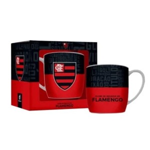 10822 CANECA PORCELANA URBAN 300ML TIMES - FLAMENGO 3