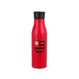 QH073-5 GARRAFA 600ML FLAMENGO DE ALUMINIO