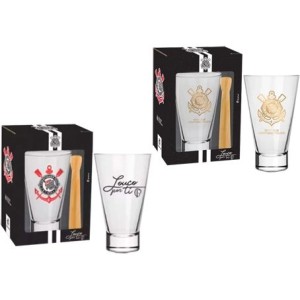 11726 COPO CAIPIRINHA LONG COM SOCADOR TIMES CORINTHIANS 400ML