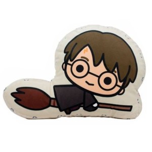 10065439 ALMOFADA FORMATO FIBRA HARRY POTTER VOANDO