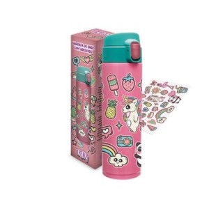 NB-160 GARRAFA C/ADESIVOS UNICORNIO 420ML