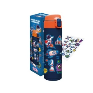 NB-162 GARRAFA C/ADESIVOS ASTRONAUTA 420ML