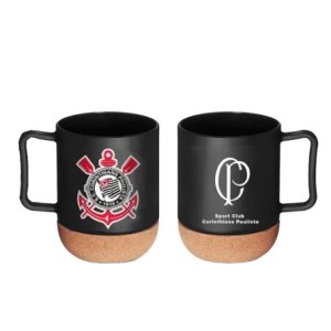 14277 CANECA CORK C/PORTA COPO ROLHA TIMES- CORINTHIANS 350ML